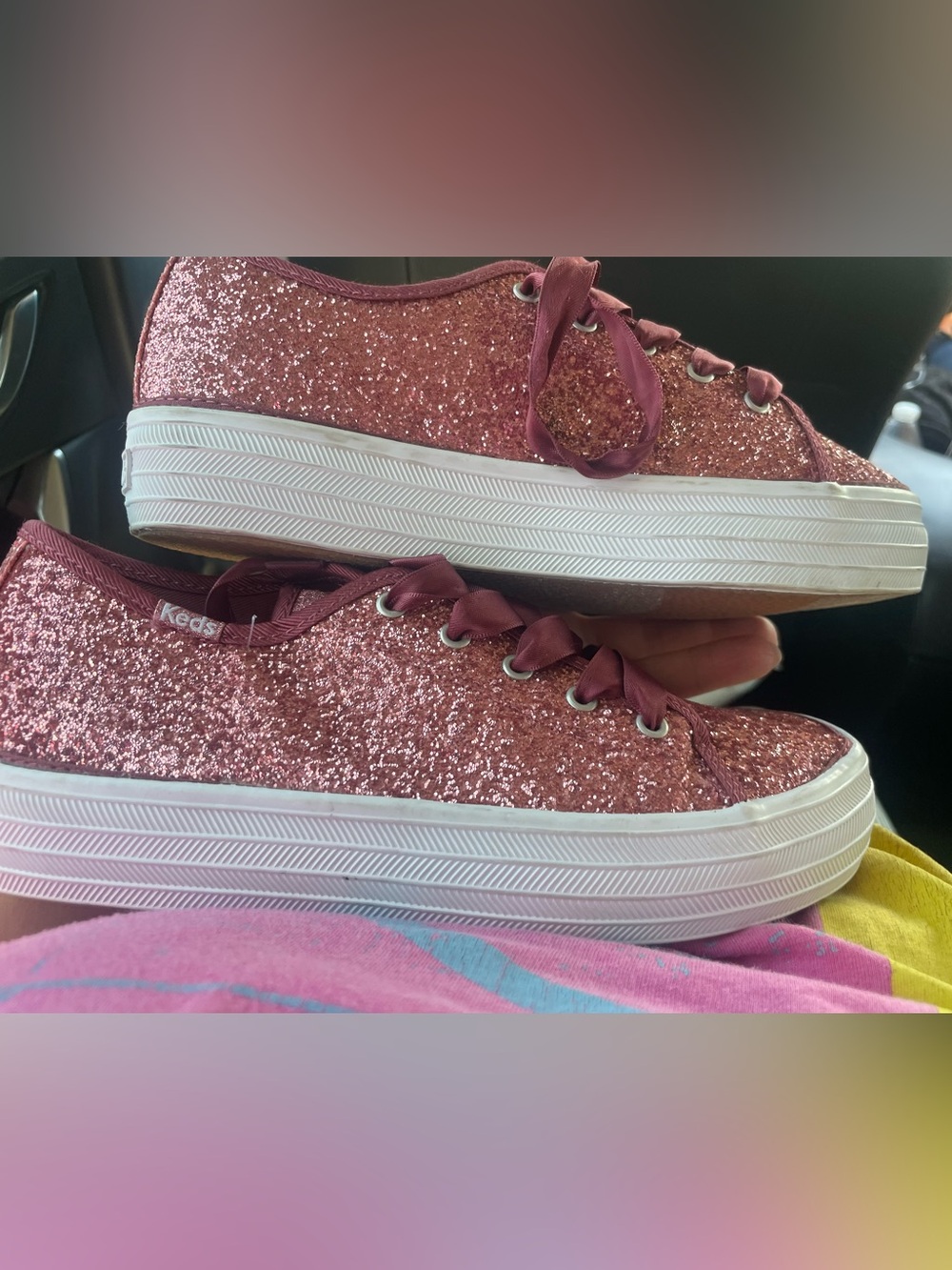 Keds Kids Triple UP Glitter Celebrations - Picture 1 of 7